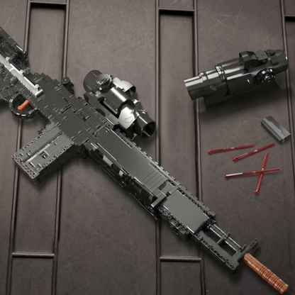 Rifle T&aacute;tico MK14 EBR (1656 pe&ccedil;as) - Brics Craft