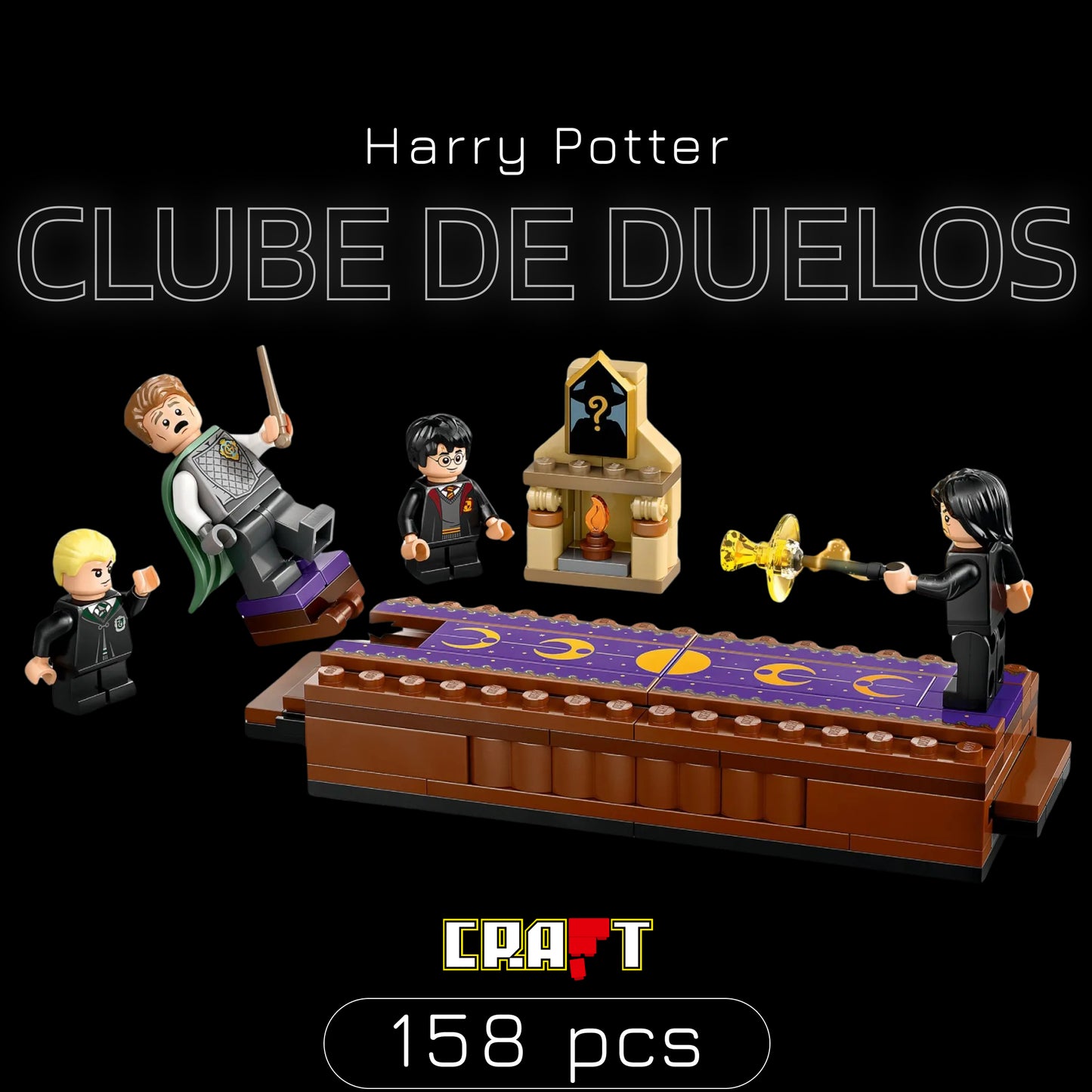 Harry Potter - Castelo de Hogwarts: Clube de Duelos (158 pe&ccedil;as)