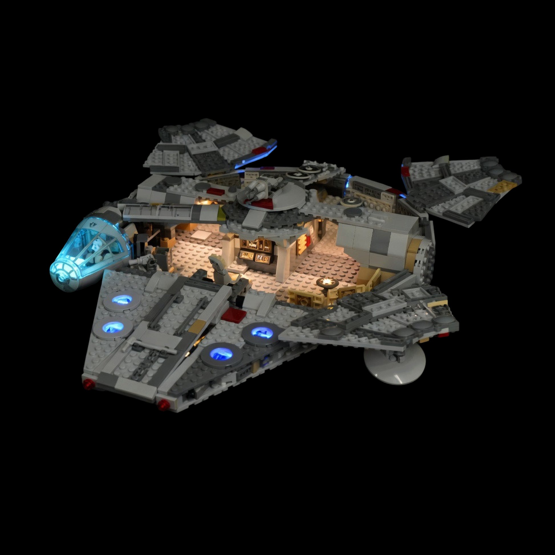 Kit de ilumina&ccedil;&atilde;o para a Millennium Falcon (7541 pe&ccedil;as)