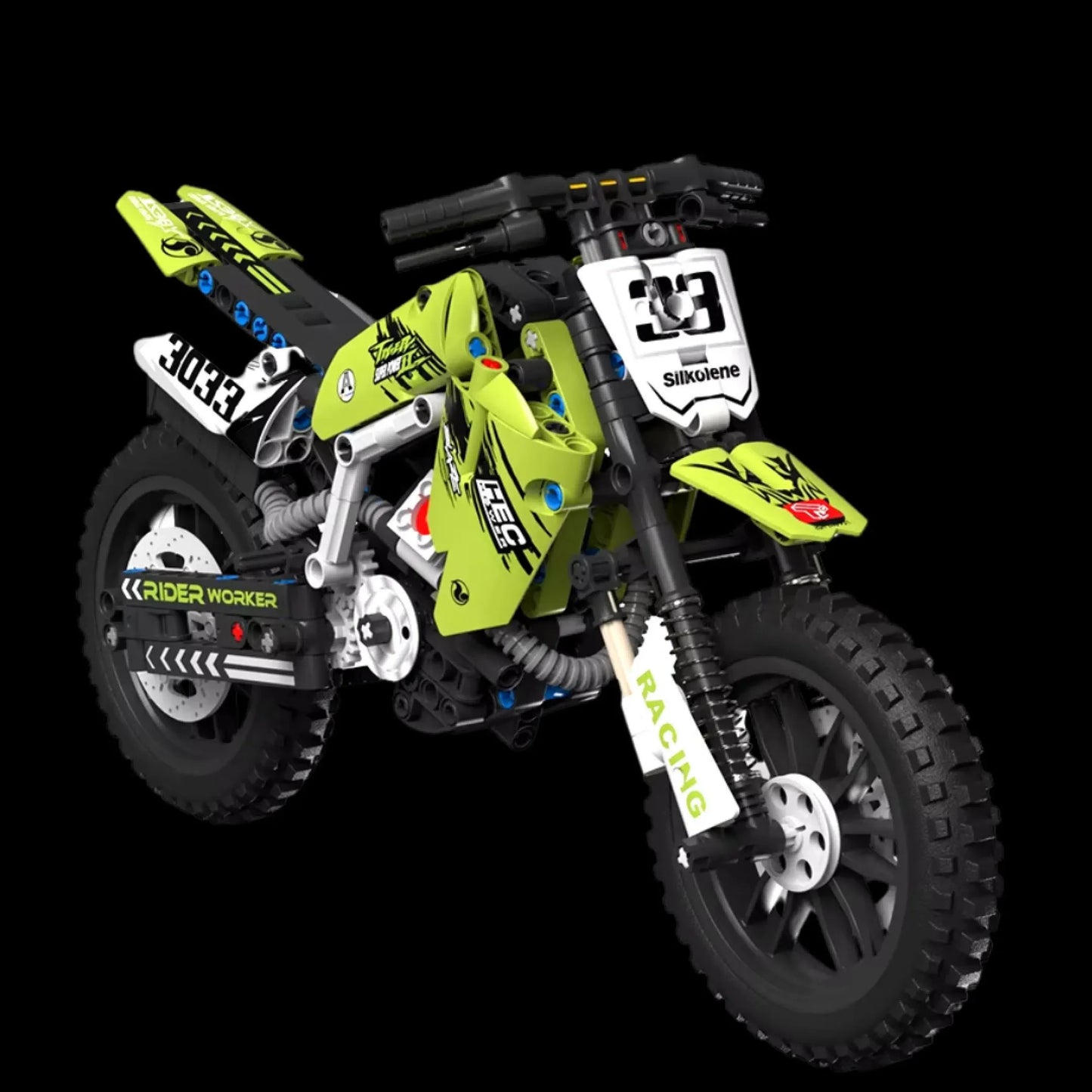 Moto de Motocross (476 pe&ccedil;as) - Brics Craft