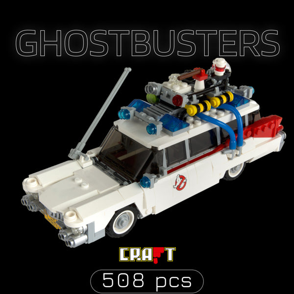 Cadillac ECTO-1 dos Ca&ccedil;a-Fantasmas (508 pe&ccedil;as)