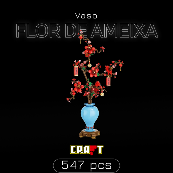 Flor de Ameixa em Vaso (547 pe&ccedil;as)