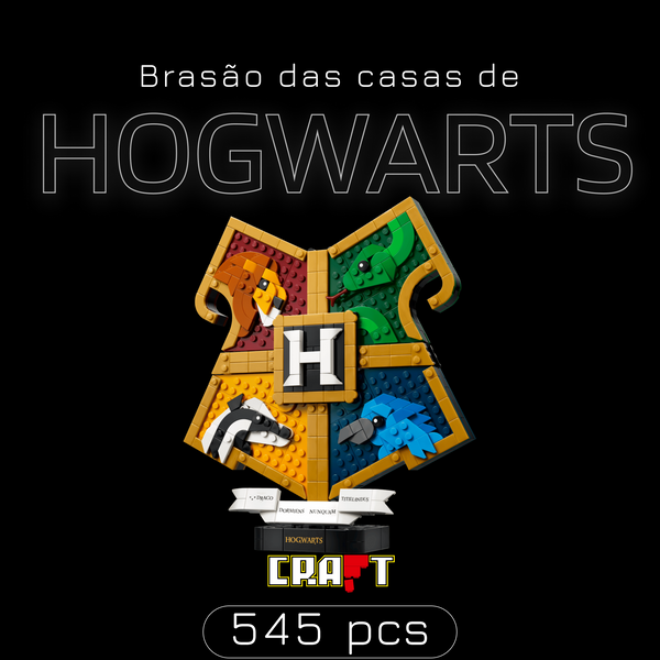 Harry Potter - Bras&atilde;o das Casas de Hogwarts (545 pe&ccedil;as)