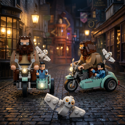 Harry Potter - Hagrid & Harry's Motocicleta (617 pe&ccedil;as)
