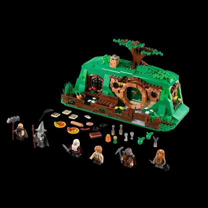O Senhor dos An&eacute;is - Cabana Hobbit Bols&atilde;o (Bag End) (657 pe&ccedil;as)