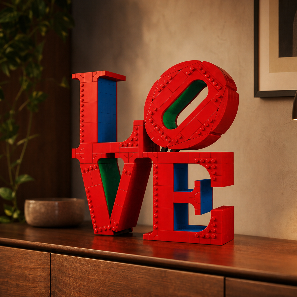Escultura LOVE (791 pe&ccedil;as)