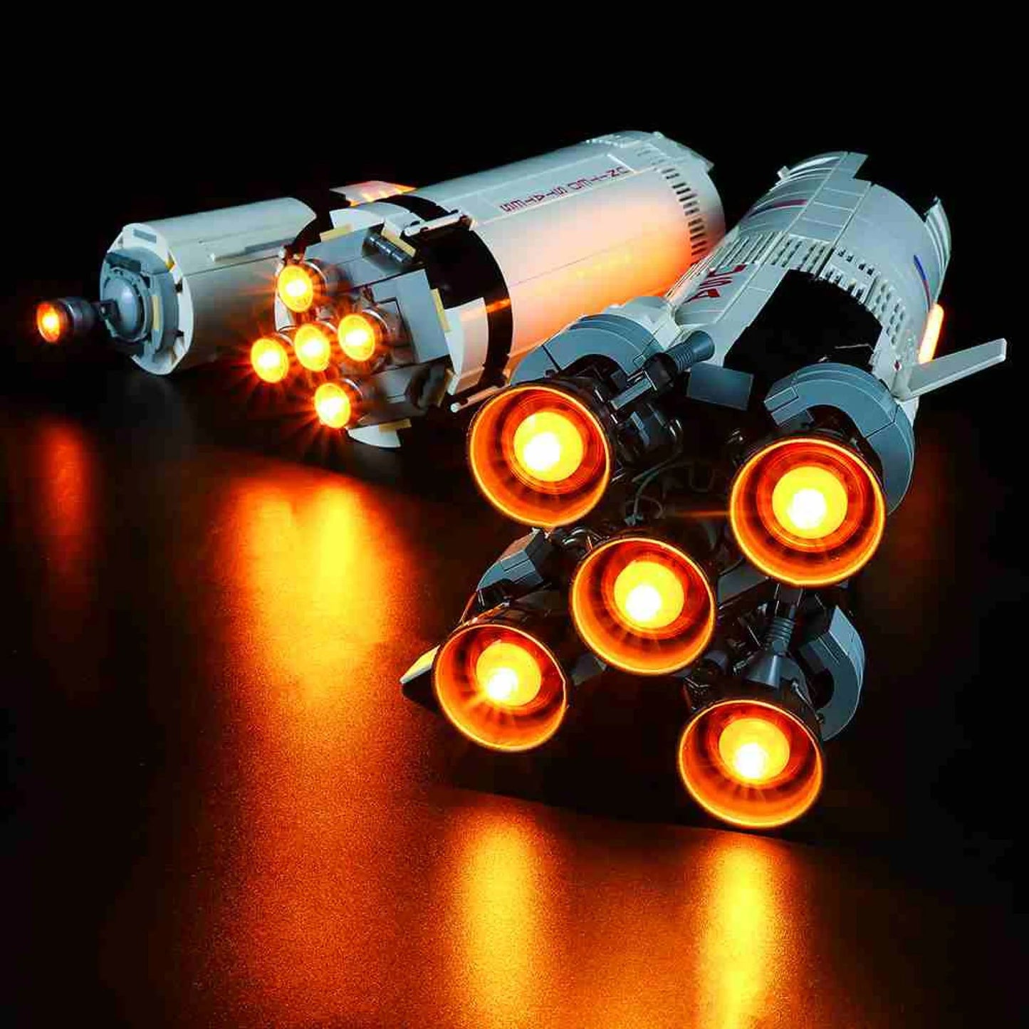 Kit de Ilumina&ccedil;&atilde;o para o Saturno V (1969 pe&ccedil;as)