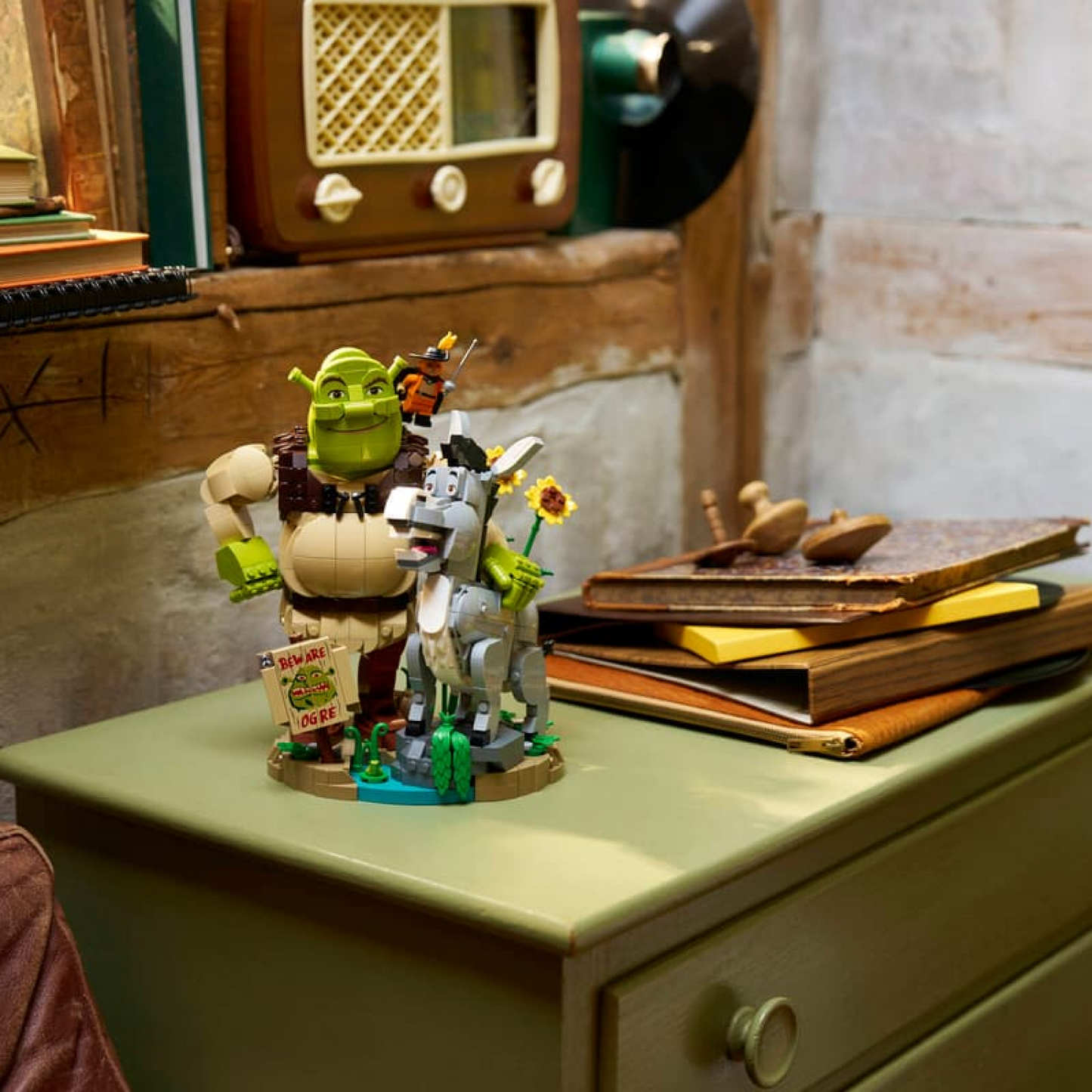 Shrek, Burro e Gato de Botas (1403 pe&ccedil;as)