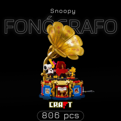 Snoopy - Fon&oacute;grafo (806 pe&ccedil;as)