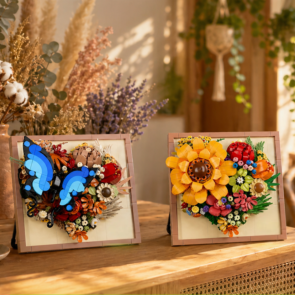 Moldura Floral 3D - Borboleta (765 pe&ccedil;as)