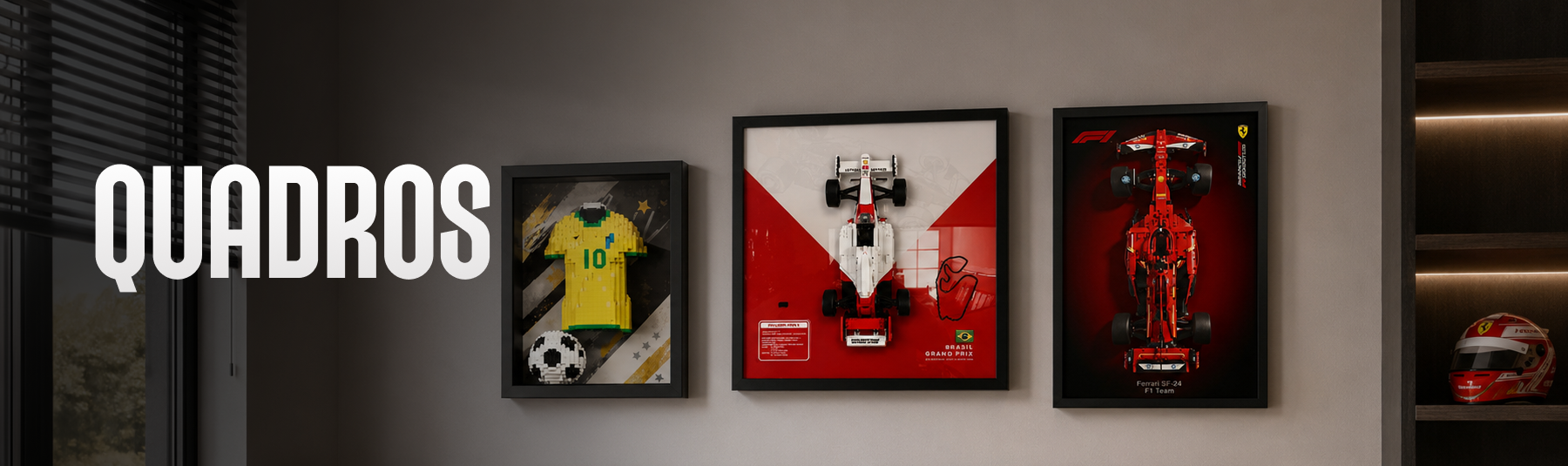 Banner da cole&ccedil;&atilde;o Quadros - Brics Craft