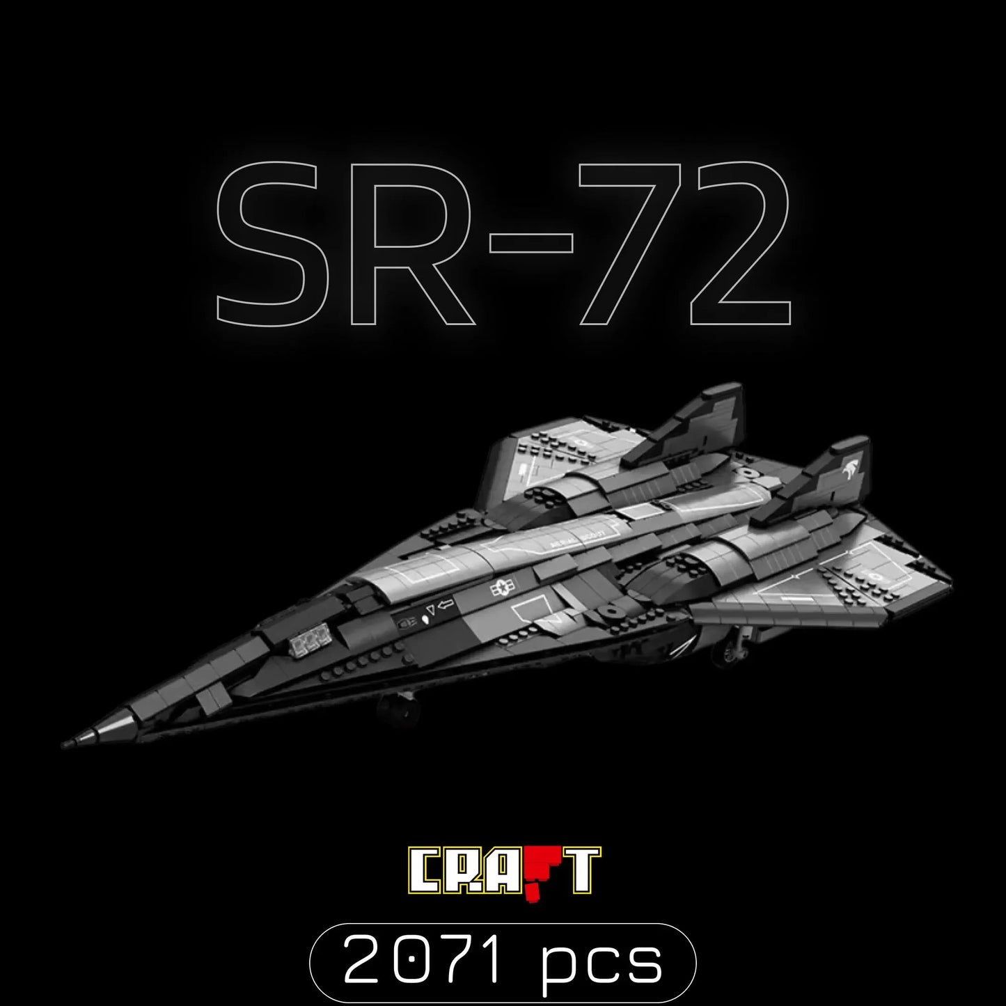 Drone SR-72 (2071 p&ccedil;s) - Brics Craft
