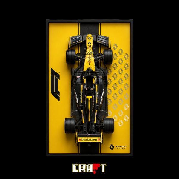 Quadro de Acr&iacute;lico para F1 Renault
