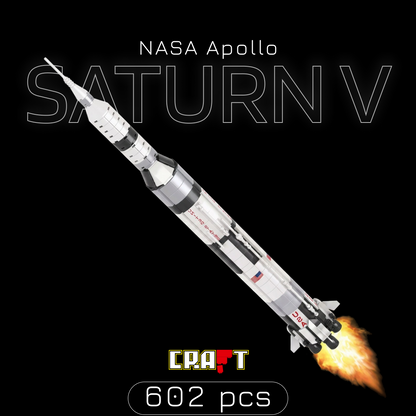 Oferta Exclusiva deste An&uacute;ncio | NASA Apollo Saturn V (602 pe&ccedil;as)