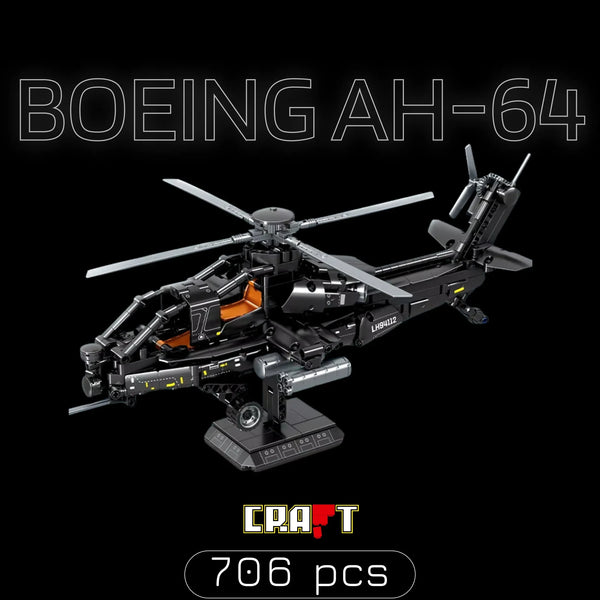 Helic&oacute;ptero Boeing AH-64 Apache (706 p&ccedil;s)
