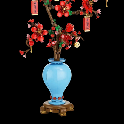Flor de Ameixa em Vaso (547 pe&ccedil;as)