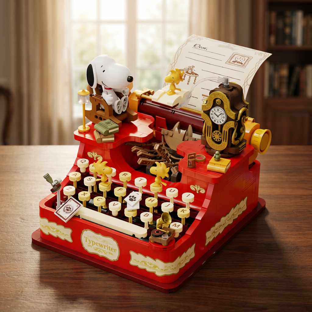 Snoopy - M&aacute;quina de Escrever (1468 pe&ccedil;as)