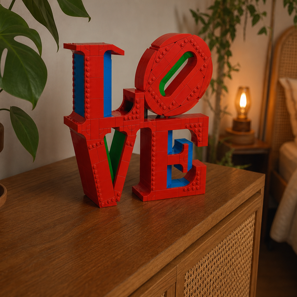 Escultura LOVE (791 pe&ccedil;as)