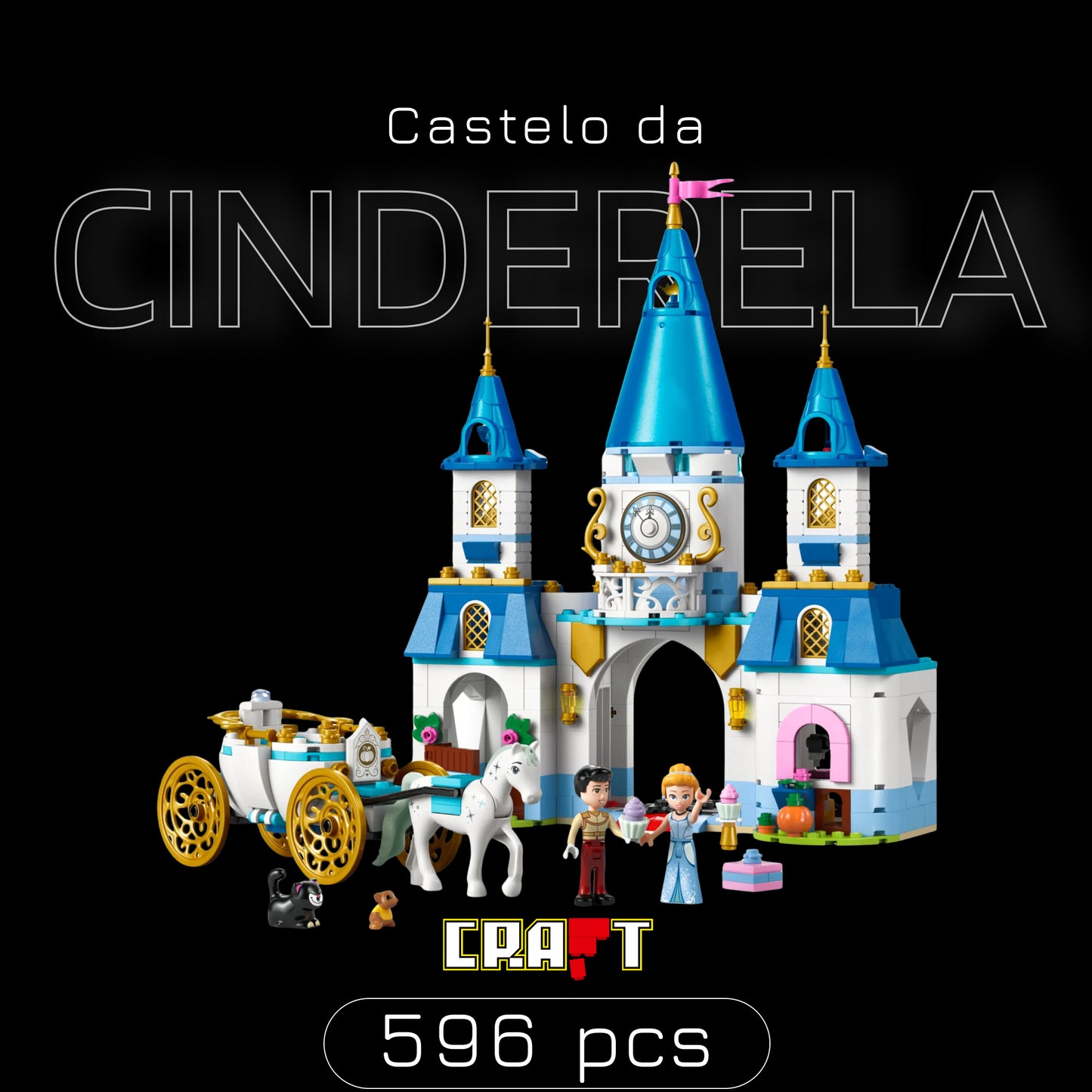 Castelo da Cinderela (596 pe&ccedil;as)