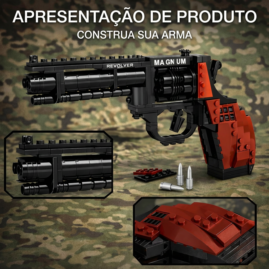 Rev&oacute;lver Rossi RM66 357 Magnum (300 pe&ccedil;as)