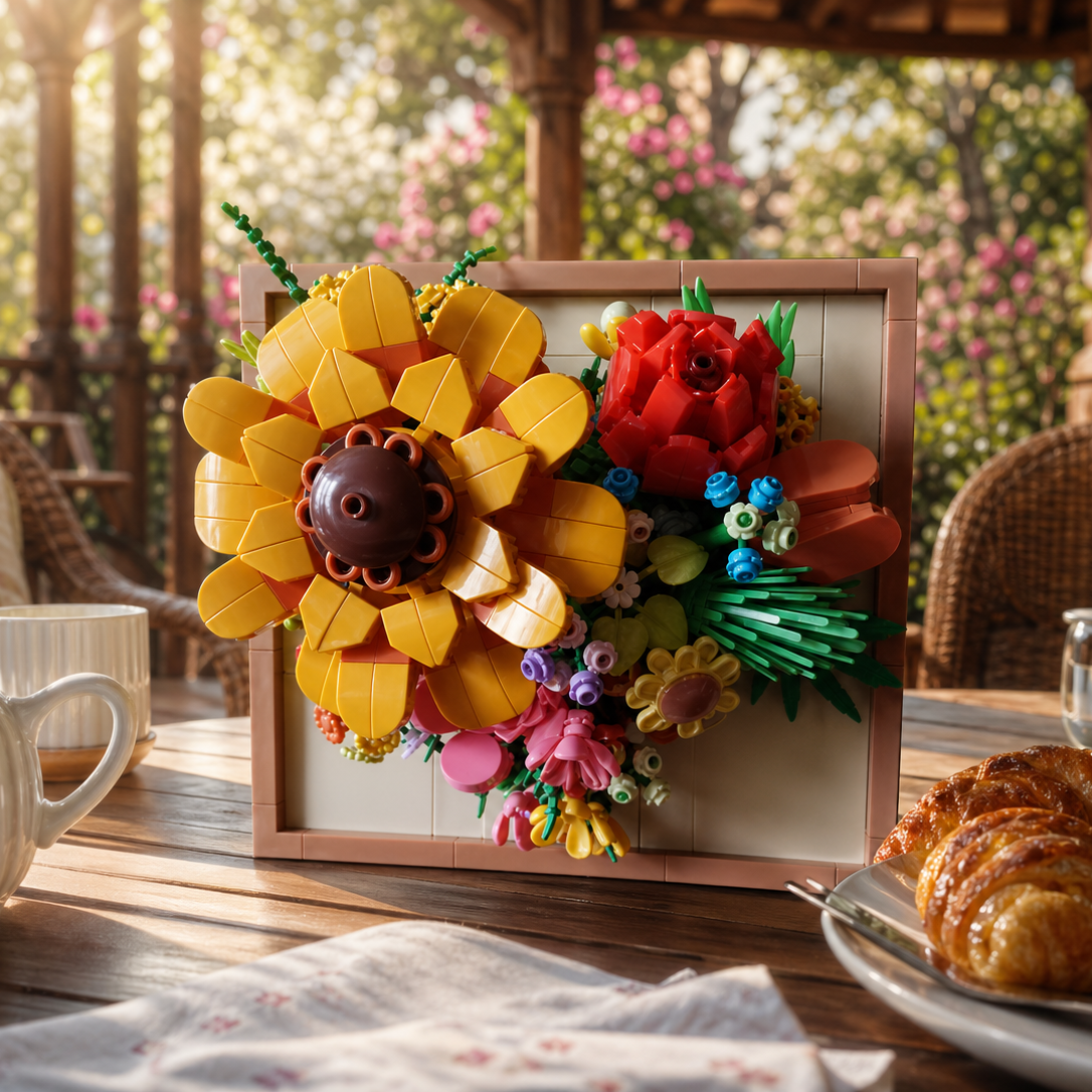 Moldura Floral 3D (781 pe&ccedil;as)