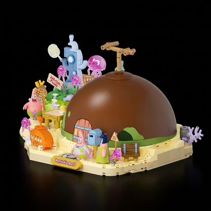 Bob Esponja - Casa de Pedra do Patrick Estrela (1300 pe&ccedil;as)