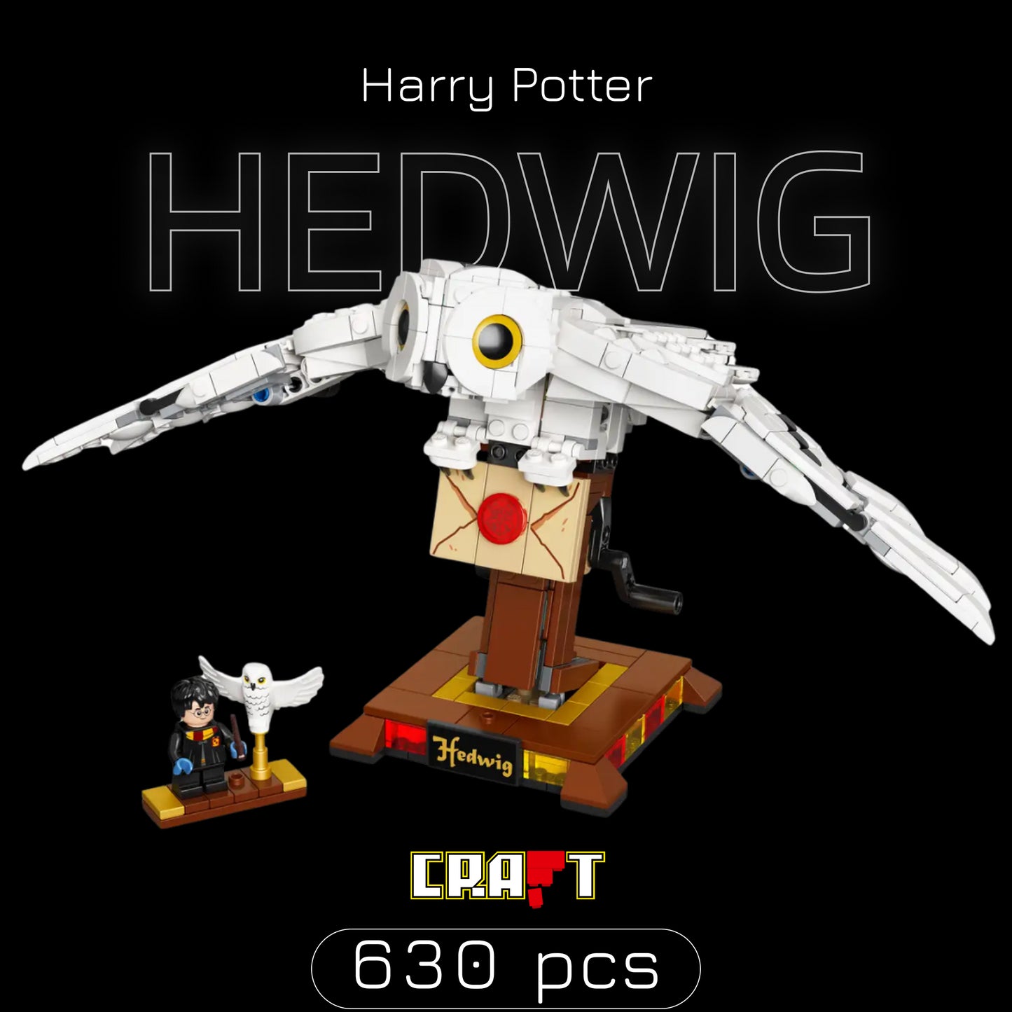 Harry Potter - Coruja Hedwig (630 pe&ccedil;as)