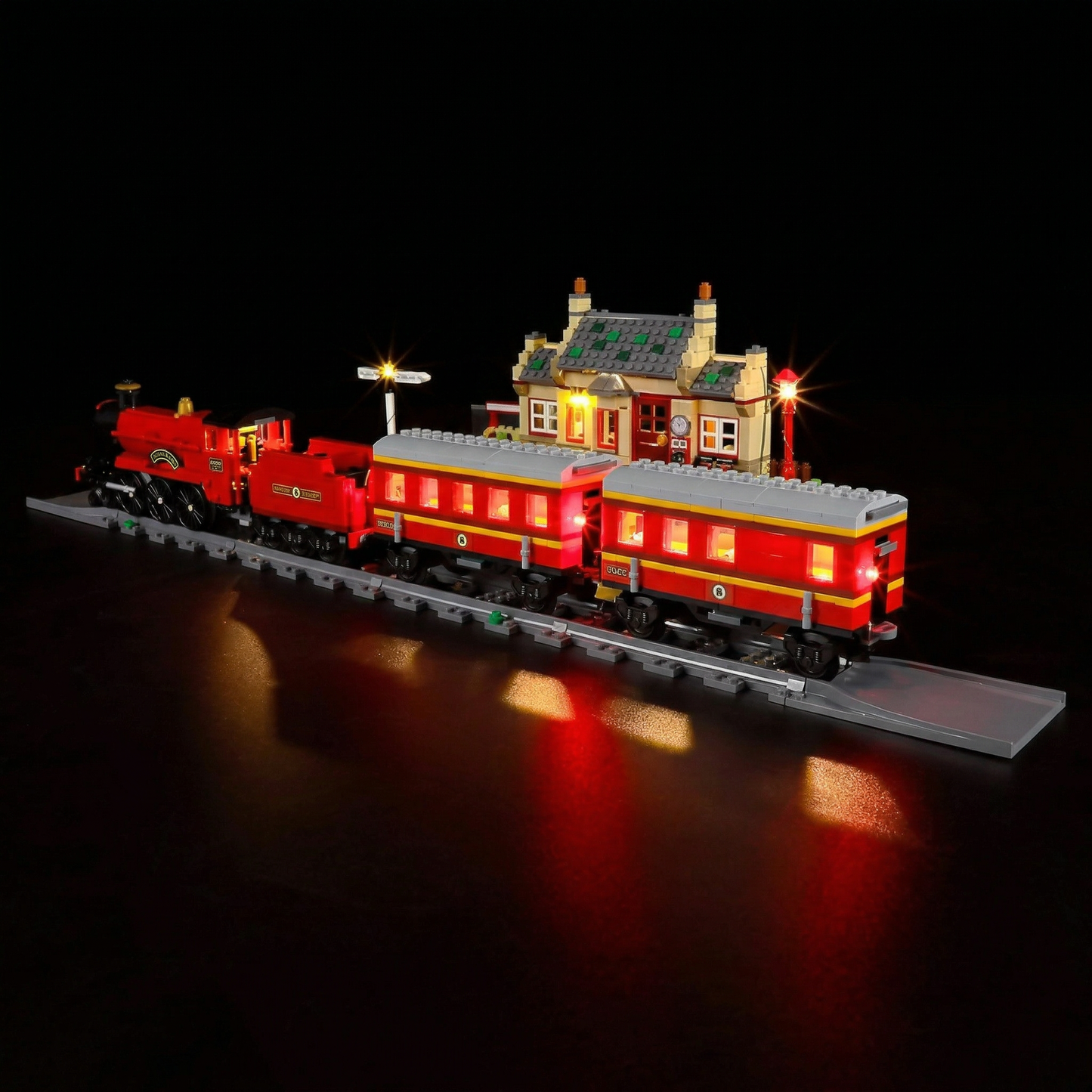 Kit de Ilumina&ccedil;&atilde;o para o Expresso de Hogwarts e Esta&ccedil;&atilde;o de Hogsmeade (1074 pe&ccedil;as)