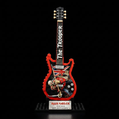 Guitarra Iron Maiden "The Trooper" (139 pe&ccedil;as) - Capa Vista Frontal