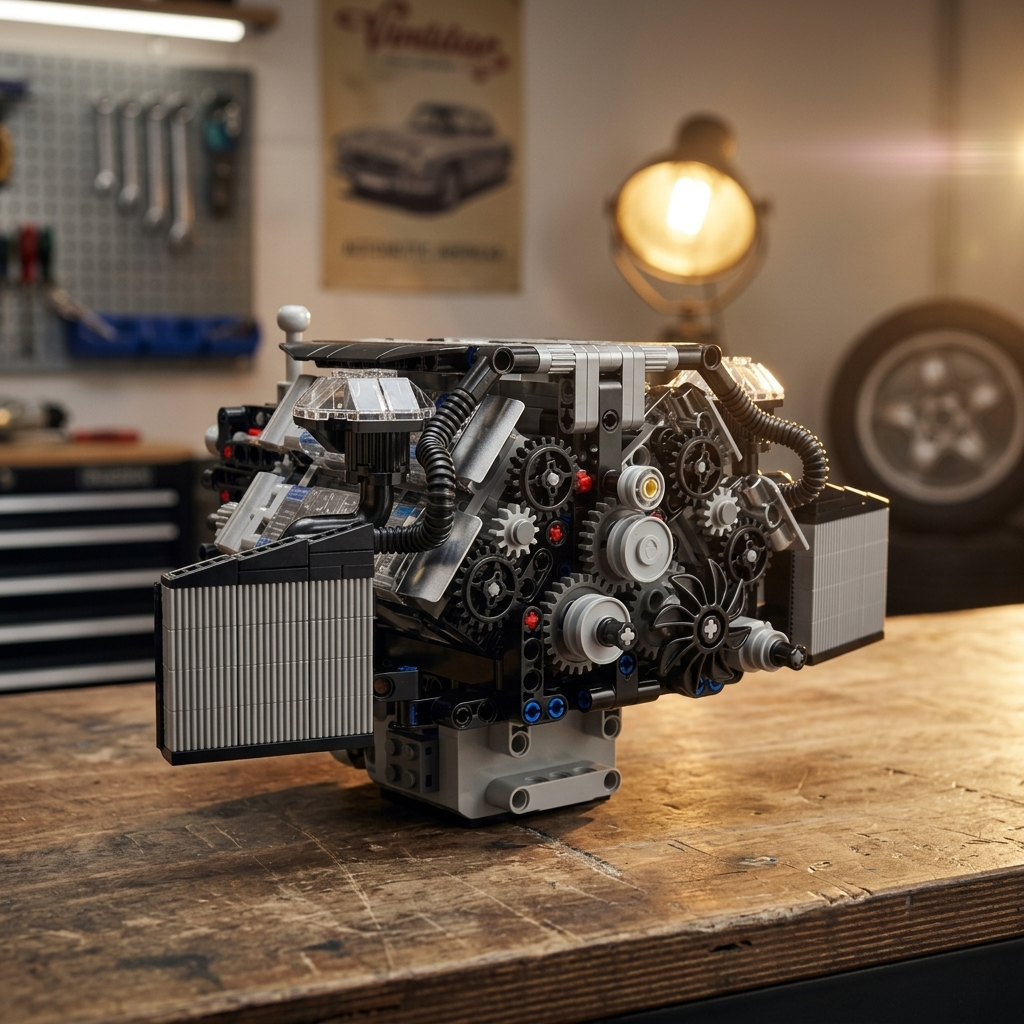 Motor W12 Twin Turbo (871 pe&ccedil;as)
