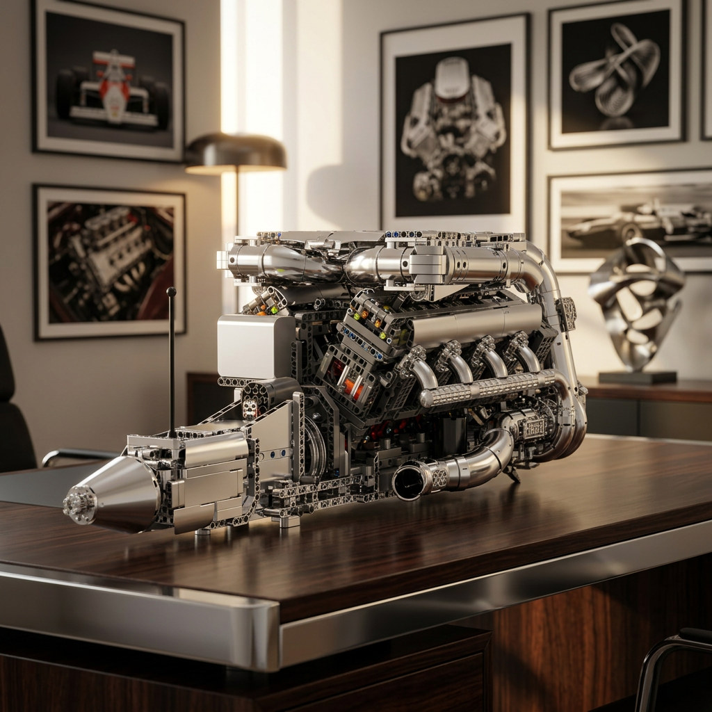 Motor Hypercar com C&acirc;mbio W16 (2899 pe&ccedil;as)