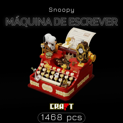 Snoopy - M&aacute;quina de Escrever (1468 pe&ccedil;as)