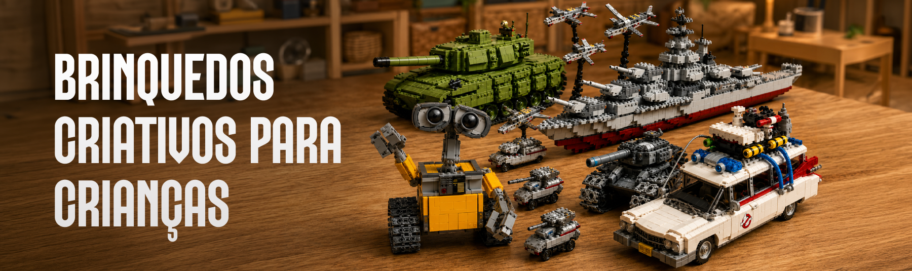 Banner da cole&ccedil;&atilde;o Brinquedos Criativos para Crian&ccedil;as - Brics Craft