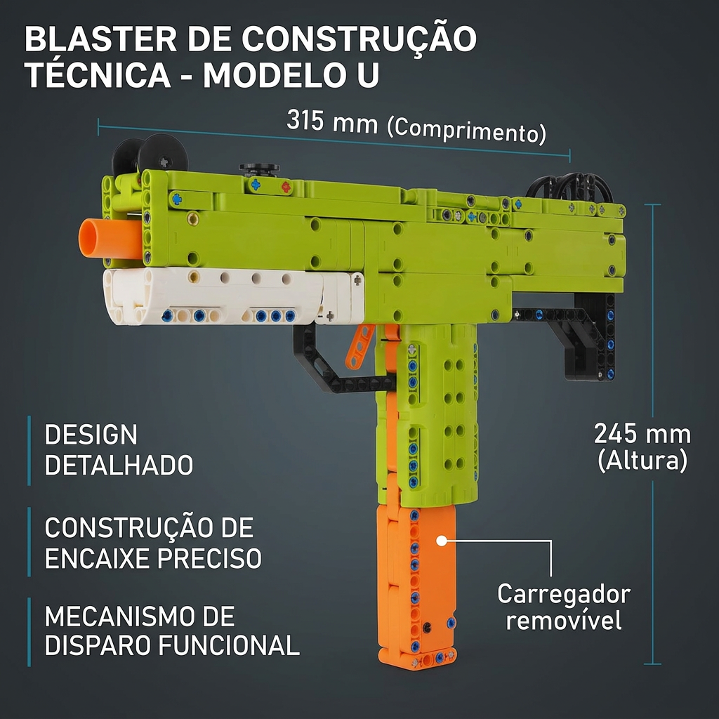 Mini UZI SMG (398 pe&ccedil;as)