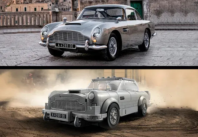 Aston Martin DB5 do James Bond 007 (1295 pe&ccedil;as)