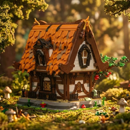 Cabana Medieval de Troncos (2192 pe&ccedil;as) - Brics Craft