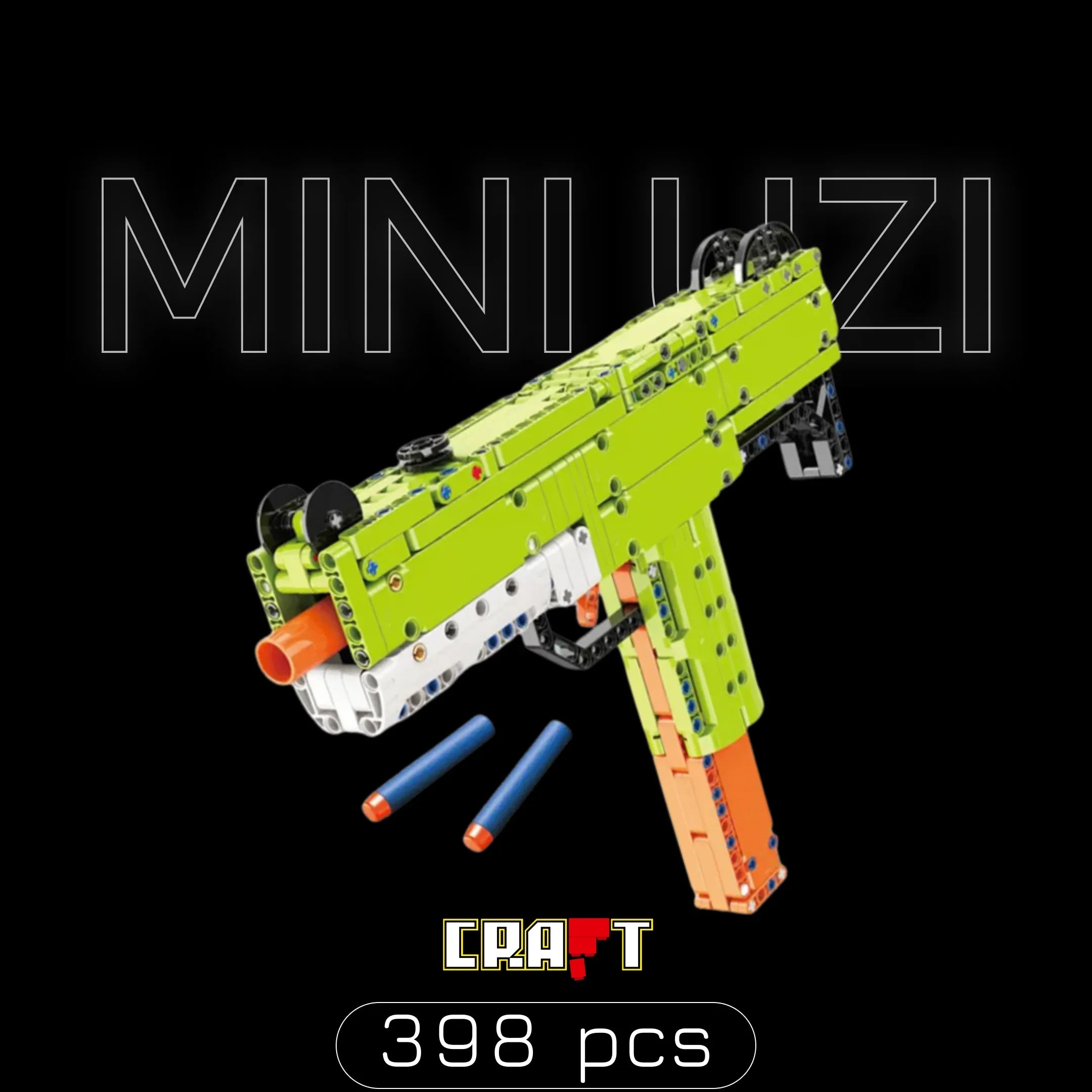 Mini UZI SMG (398 pe&ccedil;as)