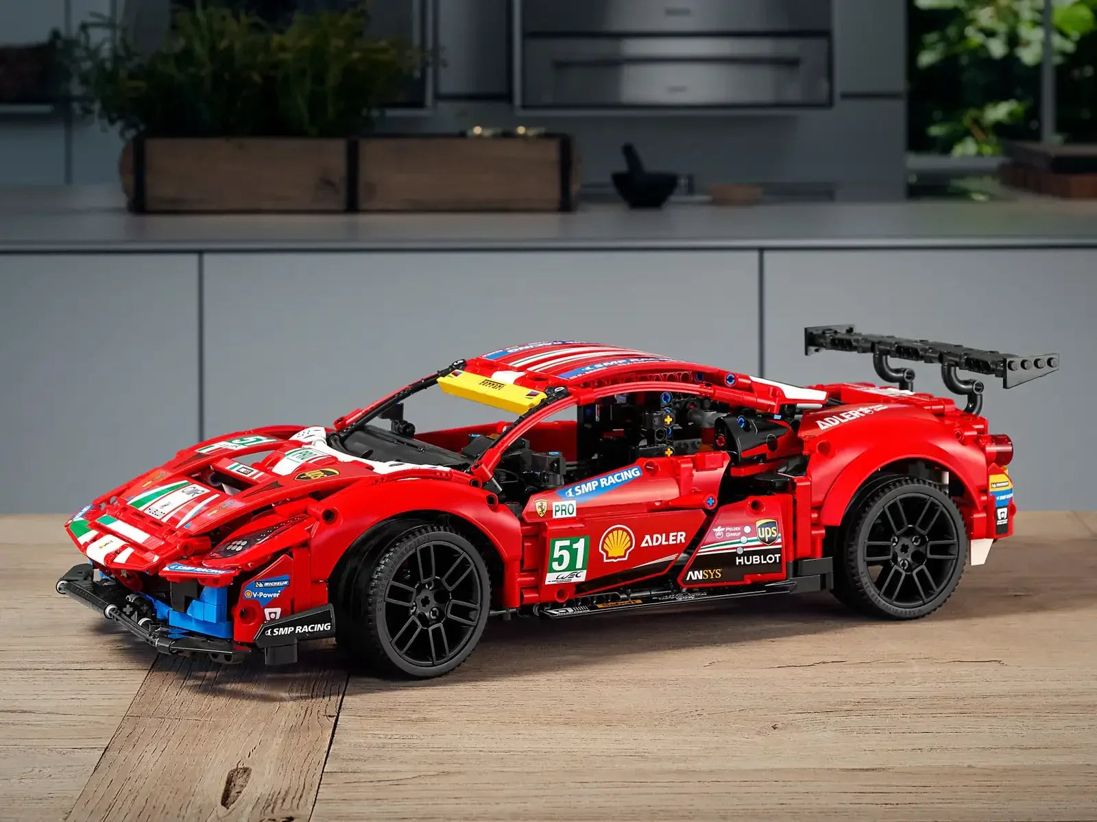 Ferrari 488 GTE (1677 p&ccedil;s) OFF - Brics Craft