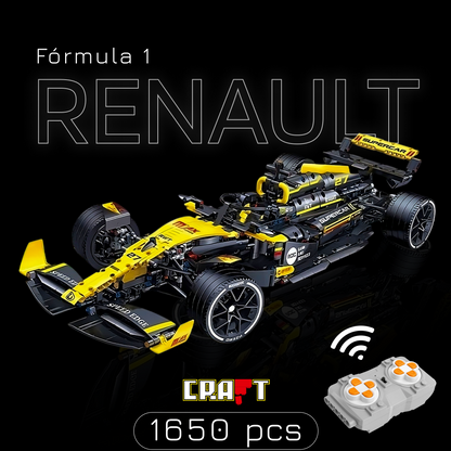 Oferta Exclusiva deste An&uacute;ncio | F&oacute;rmula 1 - Renault (1650 pe&ccedil;as) + Motor + Ilumina&ccedil;&atilde;o