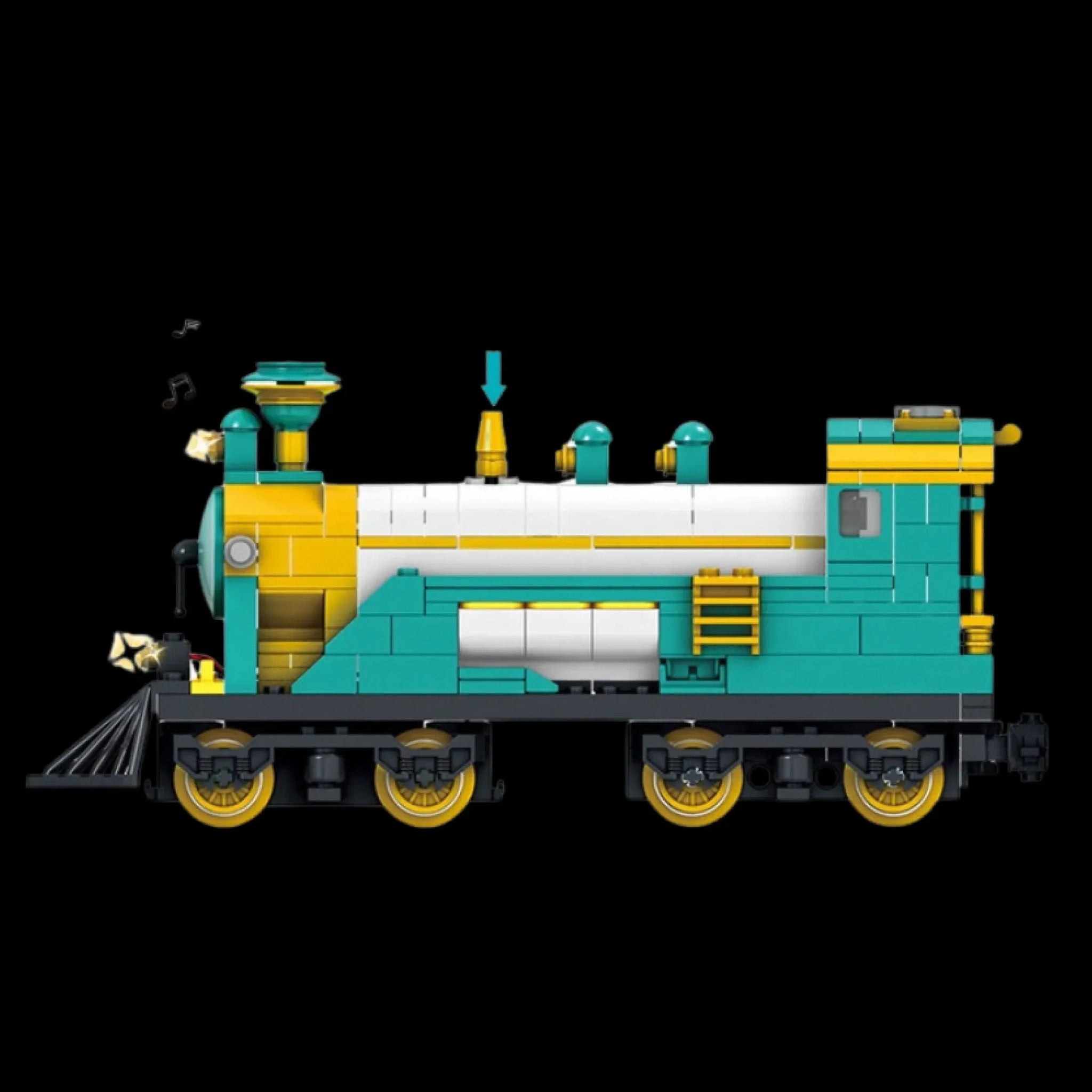 Trem com Motor El&eacute;trico (851 pe&ccedil;as)
