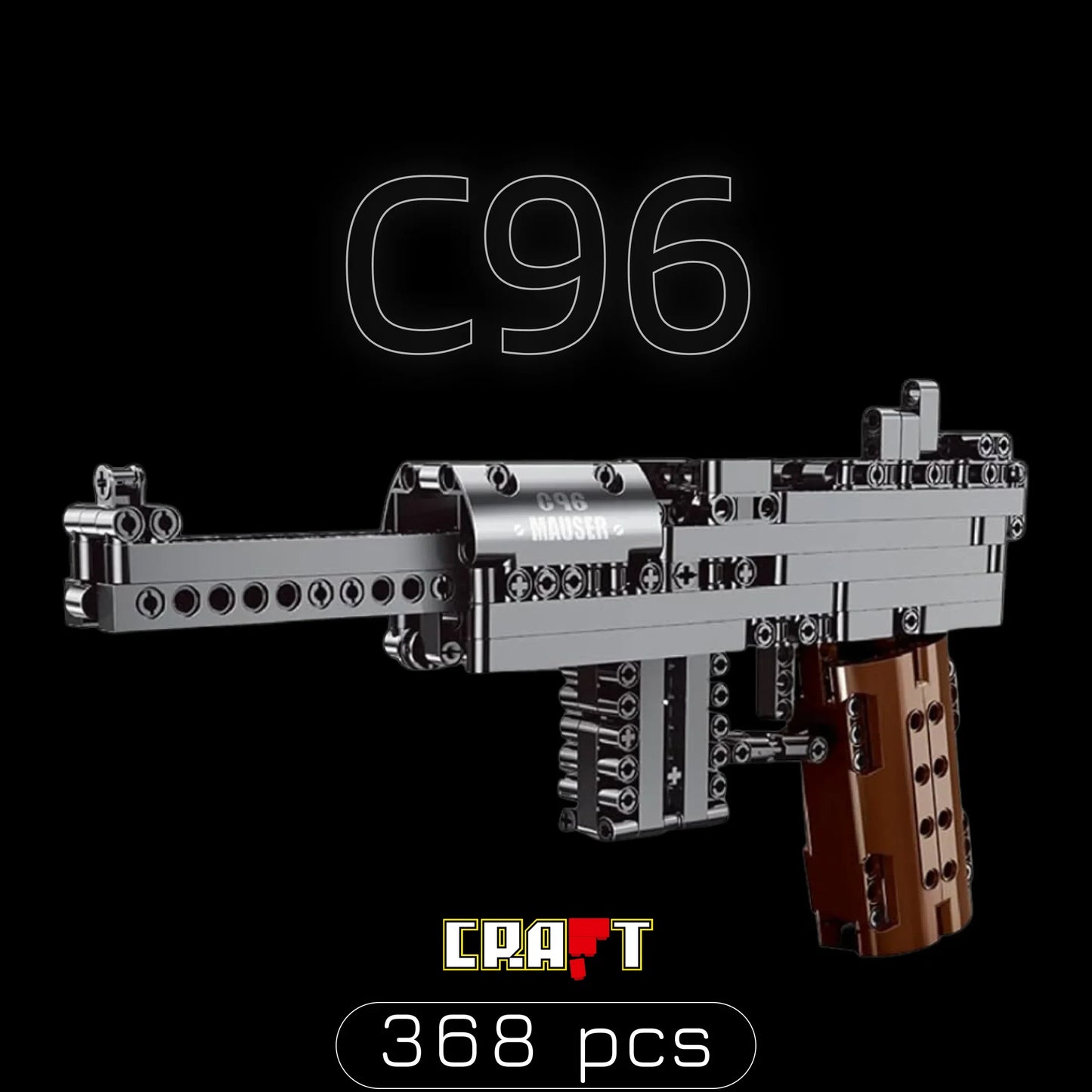 Pistola C96 (368 pe&ccedil;as)
