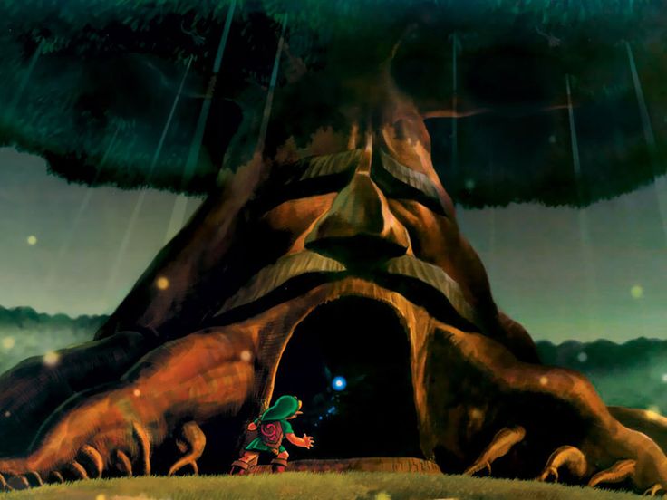Classic Ocarina of Time Artwork | Legend of zelda tree, Great deku tree  wallpaper, Majoras mask