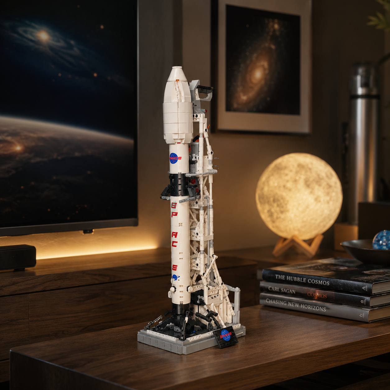Foguete Espacial SpaceX Falcon 9 (869 pe&ccedil;as)