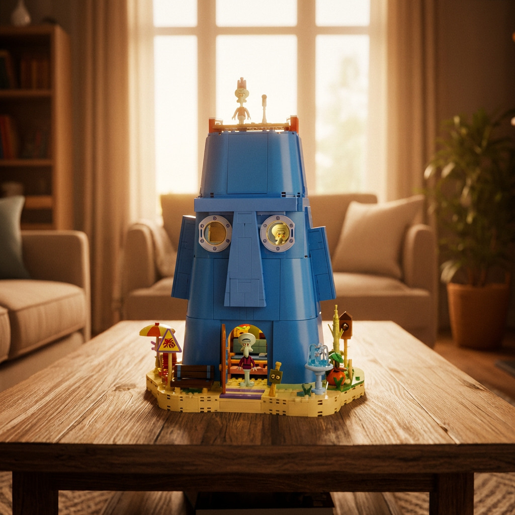 Bob Esponja - Casa da Pedra dos Tent&aacute;culos (1655 pe&ccedil;as)