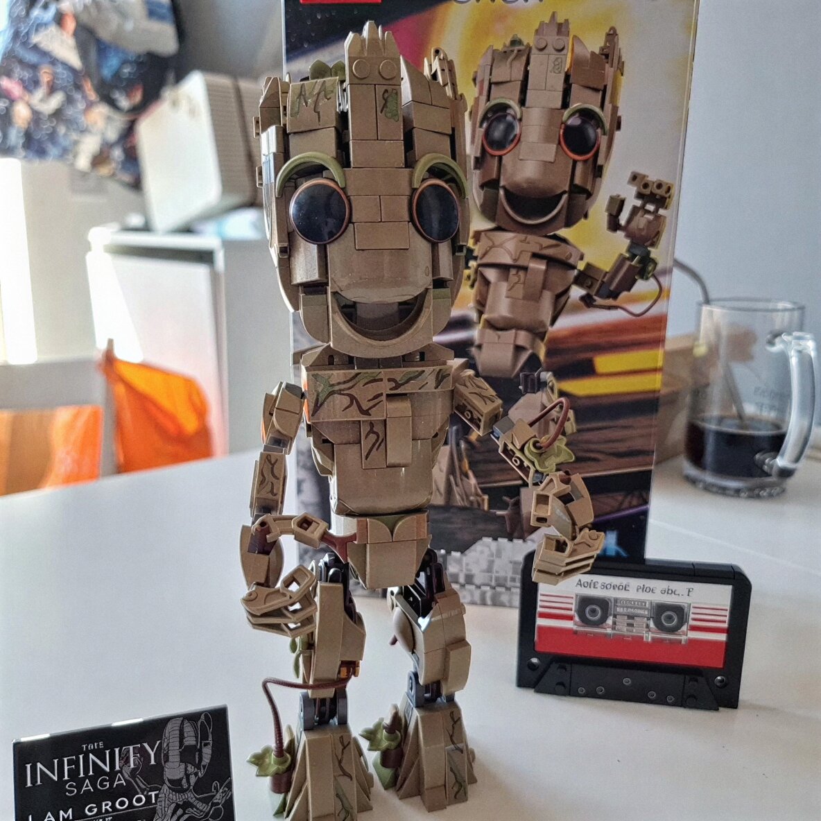 Baby Groot de Guardi&otilde;es da Gal&aacute;xia (476 pe&ccedil;as)