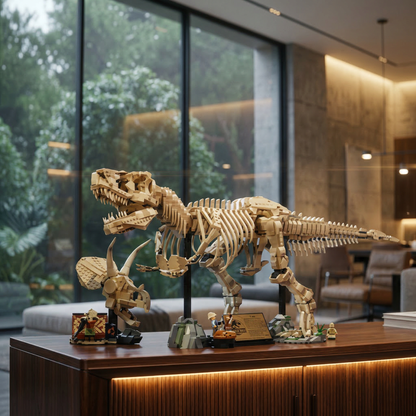 Oferta Exclusiva deste An&uacute;ncio | F&oacute;ssil do Tiranossauro Rex - Jurassic Park (3145 pe&ccedil;as)