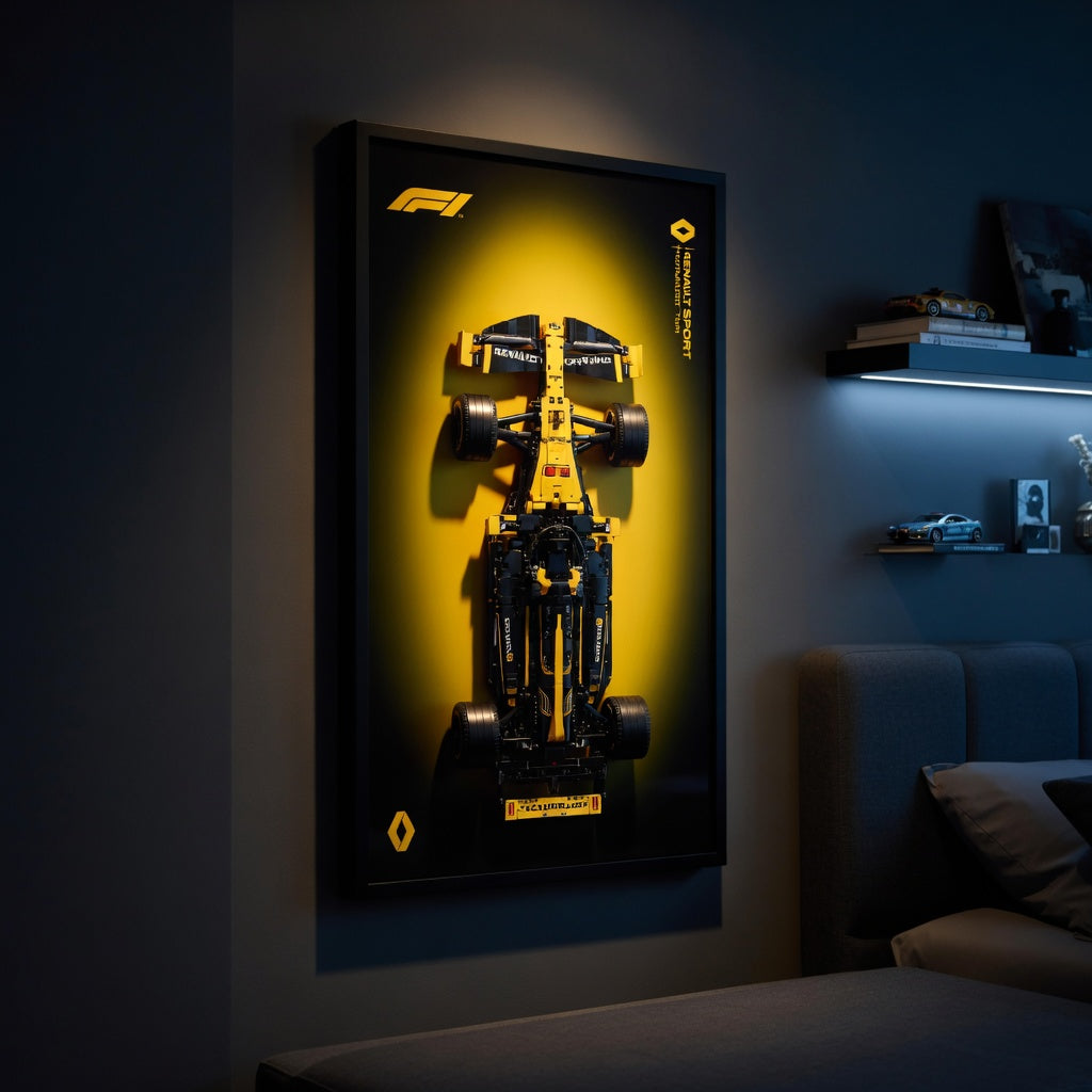 Quadro Fosco para a F&oacute;rmula-1 Renault