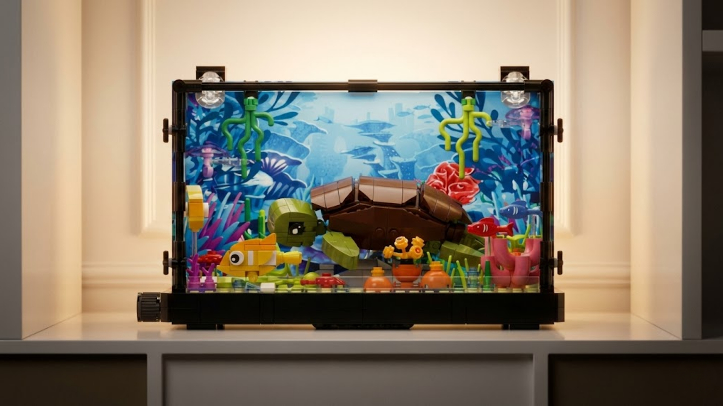 Aqu&aacute;rio Iluminado: Tartaruga (753 pe&ccedil;as)