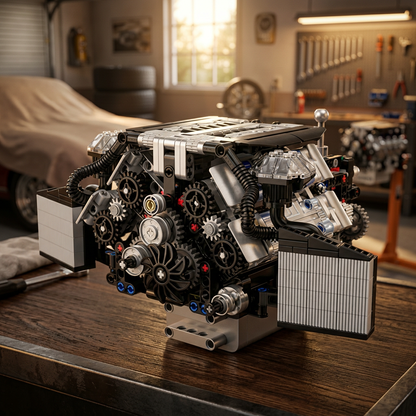 Motor W12 Twin Turbo (871 pe&ccedil;as)