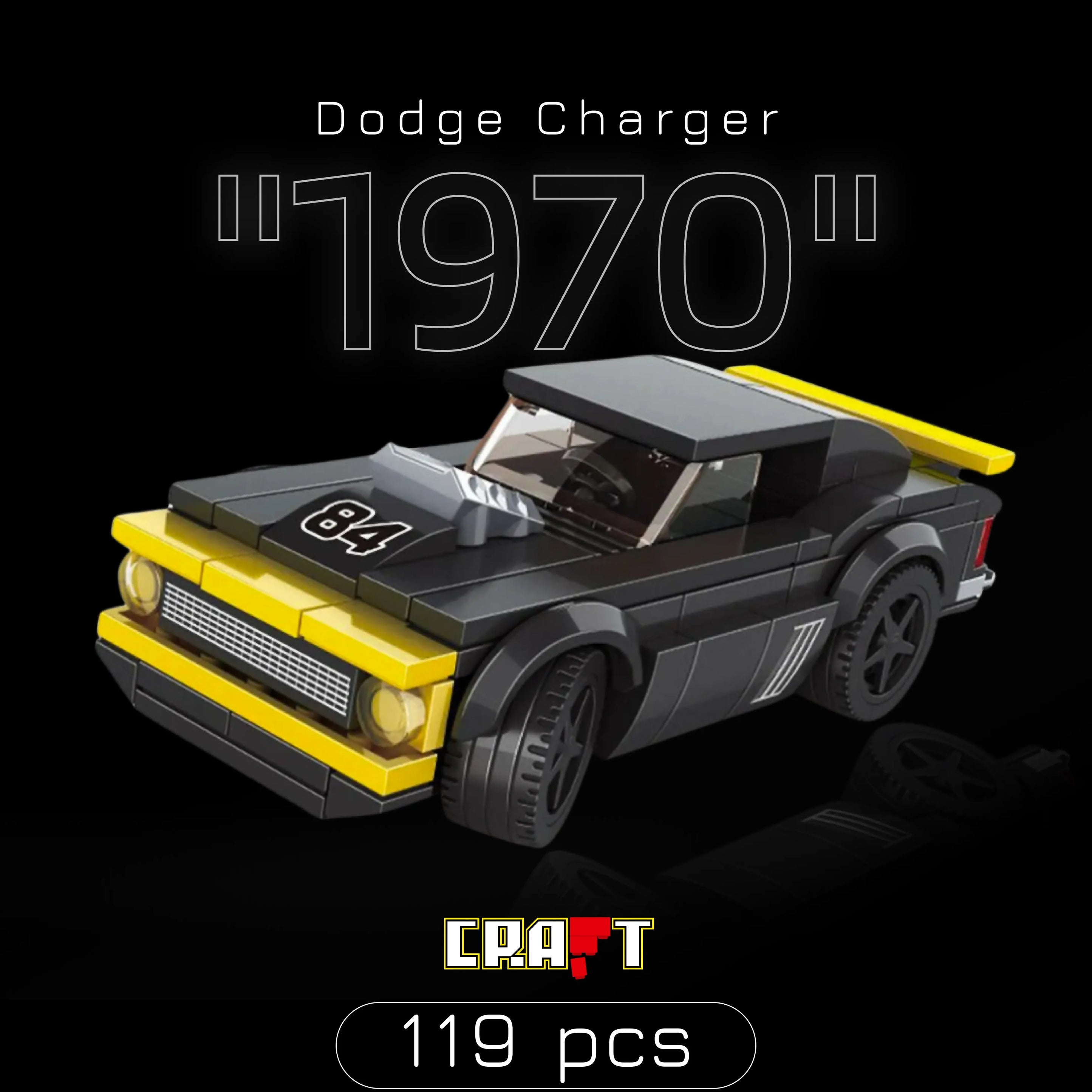 Dodge Charger "1970" (119 p&ccedil;s) - Brics Craft